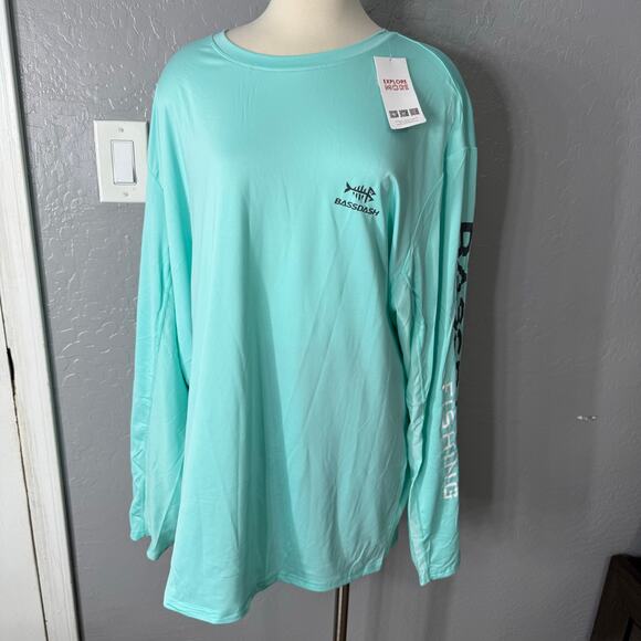 Men's UPF 50+ Long Sleeve Fishing Shirt FS01M, 3xl - Picture 1 of 5